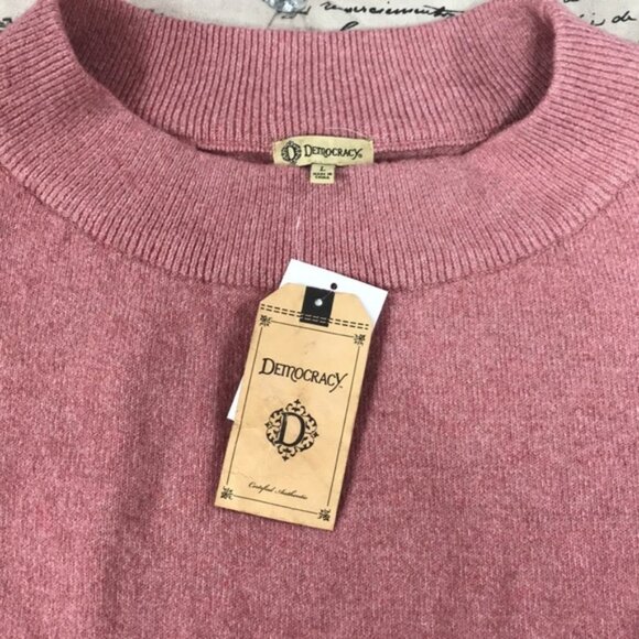 Democracy Side Button Boatneck Sweater - Picture 4 of 4